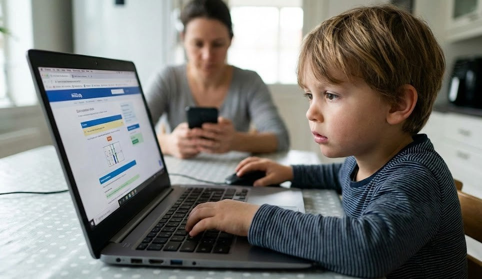 When kids freeze instead of asking for help online